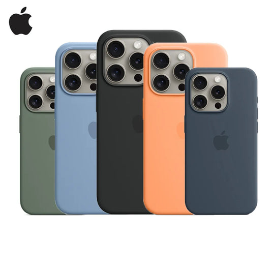 Original Silicone Magnetic Case For iPhone 15